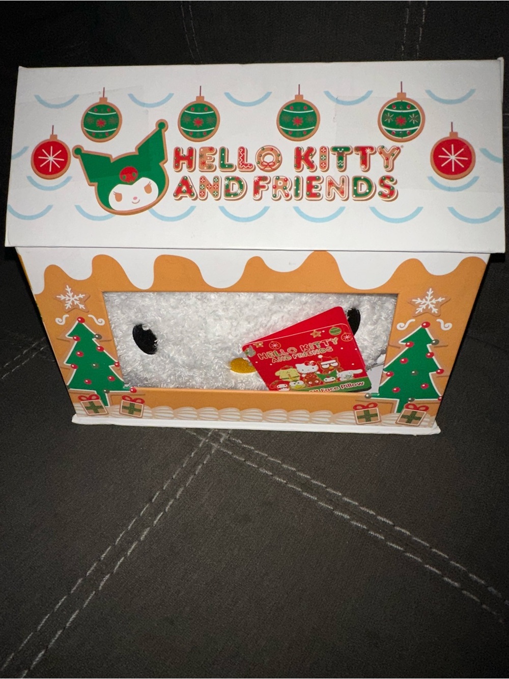 Hello Kitty and Friends Holiday Plush in White and Green